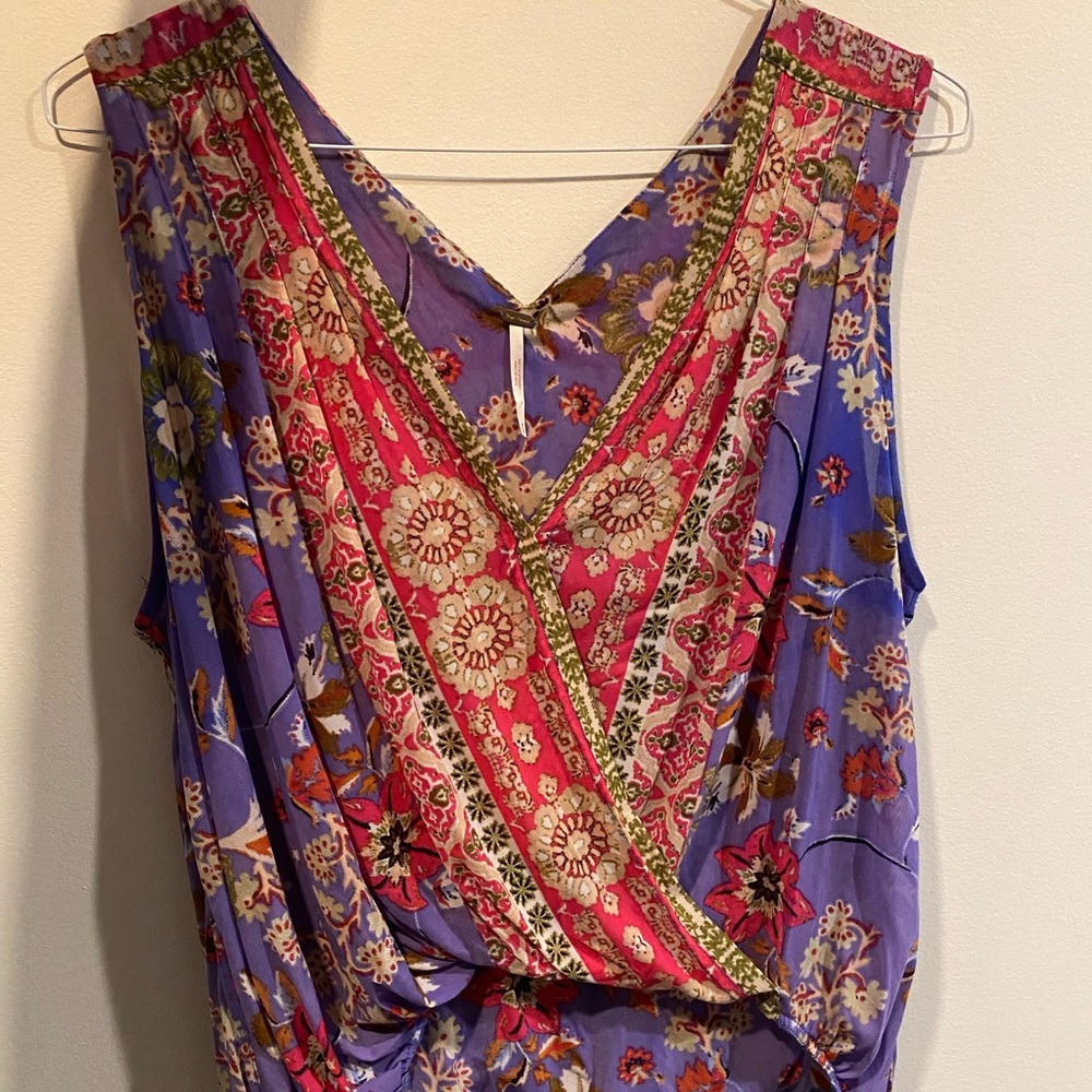 Free people multicolor top